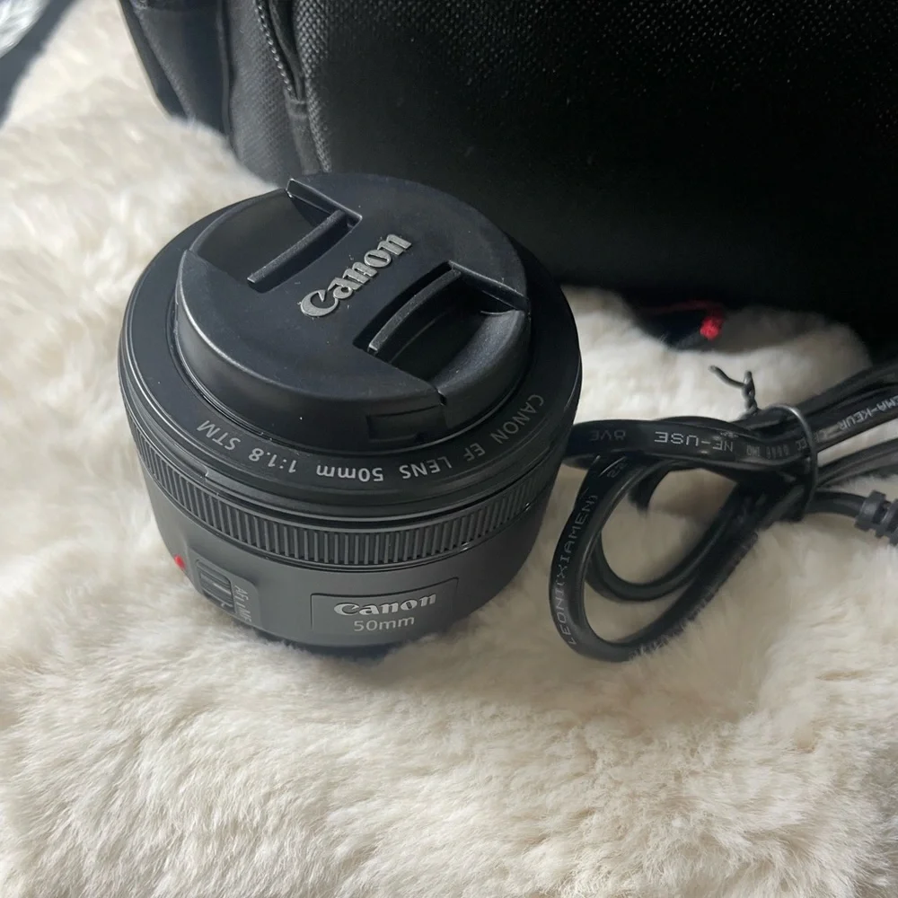 Canon EOS 80D Digital SLR Camera and EF-S 18-55mm and 50 mm Lenses